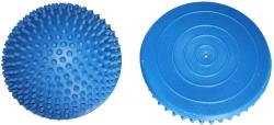 Merco Masážní balanční foot podložka 16cm rehabilitační ježek modrý