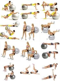 Merco Míč Anti Burst overball 65cm modrý fitness gymball rehabilitační