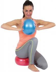 Merco Míč FitGym overball 25cm bílý fitness gymball rehabilitační