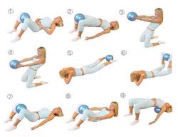 Merco Míč FitGym overball 25cm bílý fitness gymball rehabilitační