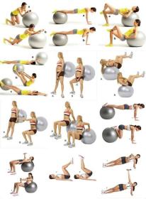 Merco Míč FitGym overball 75cm fialový fitness gymball rehabilitační