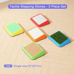 Merco Nášlapy balanční různé povrchy set 5ks pro rozvoj motoriky