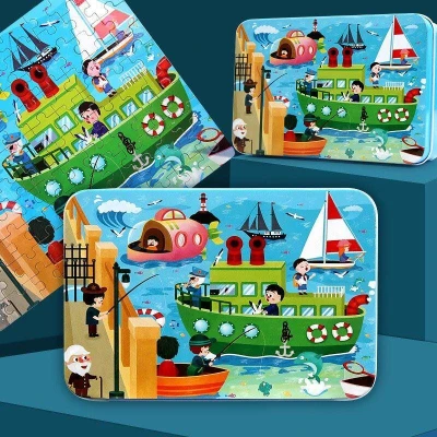 Merco Parník puzzle 100 dílků