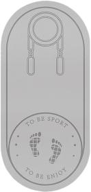 Merco Podložka tlumící Jumping Mat 140x66cm na skákání a cvičení šedá Merco Podložka tlumící Jumping Mat 140x66cm na skákání a cvičení šedá