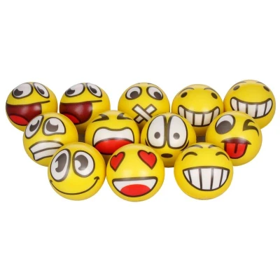 Merco Smiley Hopik antistresová loptička 12 ks Merco Smiley Hopik antistresová loptička 12 ks