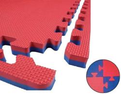 Merco Tatami podložka na cvičení 100x100cm pěna 2cm červeno-modrá 1ks