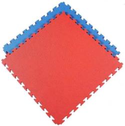 Merco Tatami podložka na cvičení 100x100cm pěna 3cm červeno-modrá 1ks Merco Tatami podložka na cvičení 100x100cm pěna 3cm červeno-modrá 1ks