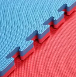 Merco Tatami podložka na cvičení 100x100cm pěna 3cm červeno-modrá 1ks