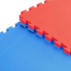 Merco Tatami podložka na cvičení 100x100cm pěna 3cm červeno-modrá 1ks