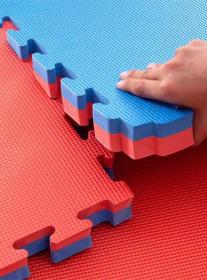 Merco Tatami podložka na cvičení 100x100cm pěna 3cm červeno-modrá 1ks