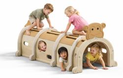 Merco Tunel prolézačka opice s nášlapy 150x56x92cm set 3 díly plast