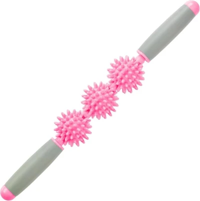 Merco Tyč masážní rehabilitační 40cm roller na uvolnění svalů růžový Merco Tyč masážní rehabilitační 40cm roller na uvolnění svalů růžový