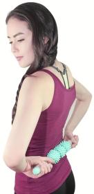 Merco Tyč masážní rehabilitační 40cm roller na uvolnění svalů růžový