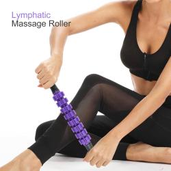 Merco Tyč masážní rehabilitační 47,5cm roller na uvolnění svalů fialový