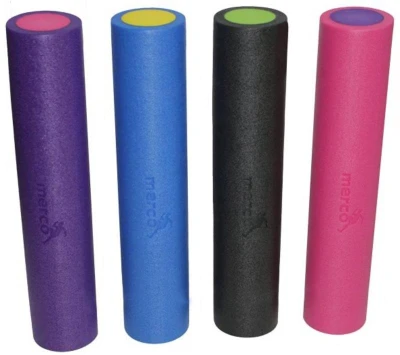 Merco Válec masážní 60x15cm fitness roller pěnový černo-zelený