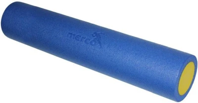 Merco Válec masážní 90x15cm fitness roller pěnový modro-žlutý Merco Válec masážní 90x15cm fitness roller pěnový modro-žlutý