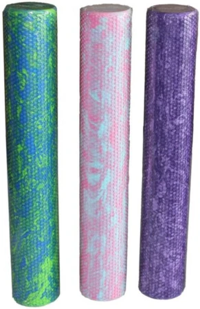 Merco Válec masážní 90x15cm jóga roller pěnový fialovo-růžový