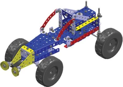 Merkur 1.1 Extreme Buggy auta 256 dílků KOVOVÁ (stavebnice)