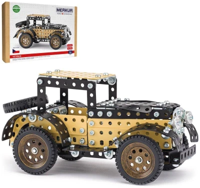 Merkur Auto veterán 312 dílků KOVOVÁ (stavebnice) Merkur Auto veterán 312 dílků KOVOVÁ (stavebnice)