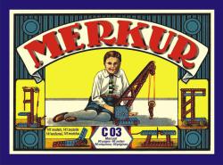Merkur Classic C03 141 modelů 163 dílků retro KOVOVÁ (stavebnice)