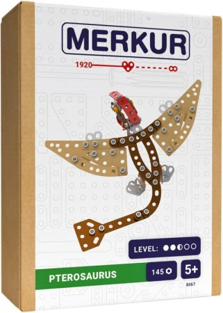 Merkur F006 Dinosauři: Pterodactyl 145 dílků KOVOVÁ (stavebnice) Merkur F006 Dinosauři: Pterodactyl 145 dílků KOVOVÁ (stavebnice)