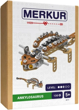 Merkur F011 Dinosauři: Ankylosaurus 130 dílků KOVOVÁ (stavebnice) Merkur F011 Dinosauři: Ankylosaurus 130 dílků KOVOVÁ (stavebnice)