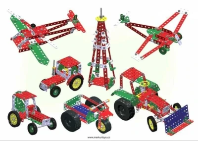 Merkur Farmer set 341 dílků KOVOVÁ (stavebnice)