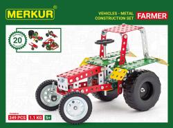 Merkur Farmer set 341 dílků KOVOVÁ (stavebnice)