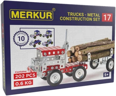Merkur M 017 Auto Kamion 202 dílků KOVOVÁ (stavebnice) Merkur M 017 Auto Kamion 202 dílků KOVOVÁ (stavebnice)