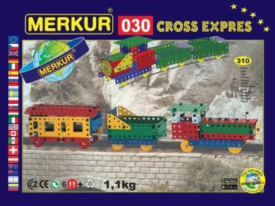 Merkur M 030 Vláček Cross Expres 310 dílků KOVOVÁ (stavebnice) Merkur M 030 Vláček Cross Expres 310 dílků KOVOVÁ (stavebnice)
