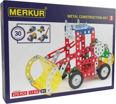 Merkur M3 Velká sada 273 dílků KOVOVÁ (stavebnice) Merkur M3 Velká sada 273 dílků KOVOVÁ (stavebnice)