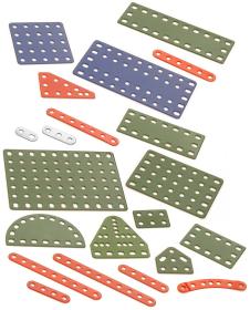 Merkur ND102 Krátké pásky a destičky náhradní díl KOVOVÁ (stavebnice)