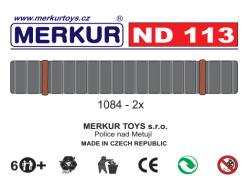 Merkur ND113 gumové pásy KOVOVÁ (stavebnice) Náhradní díl