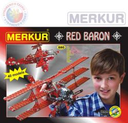 Merkur Red Baron 40 modelů 680 dílků KOVOVÁ (stavebnice)