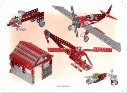 Merkur Red Baron 40 modelů 680 dílků KOVOVÁ (stavebnice)