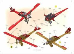 Merkur Red Baron 40 modelů 680 dílků KOVOVÁ (stavebnice)