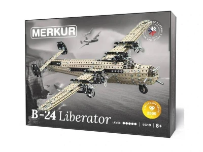Merkur Stavebnice kovová Bombardér B-24 Liberato Merkur Stavebnice kovová Bombardér B-24 Liberato