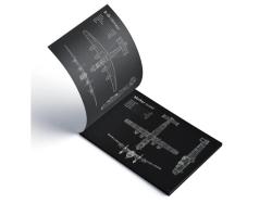 Merkur Stavebnice kovová Bombardér B-24 Liberato