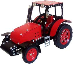 Merkur Zetor základní set traktor + vlek 646 dílků KOVOVÁ (stavebnice)
