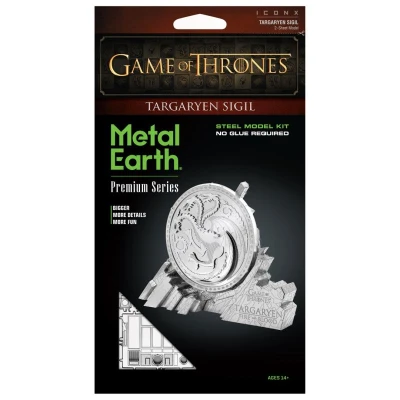 Luxusní ocelová stavebnice Prémiová řada Game of Thrones - Targaryen Sigil ICX120