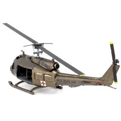 Metal Earth Luxusní ocelová stavebnice Helikoptéra UH1 Huey
