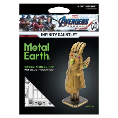 Metal Earth Luxusní ocelová stavebnice Marvel Avengers Infinity Gauntlet