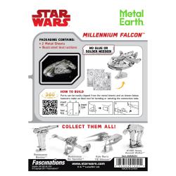 Metal Earth Luxusní ocelová stavebnice Star Wars Millenium Falcon