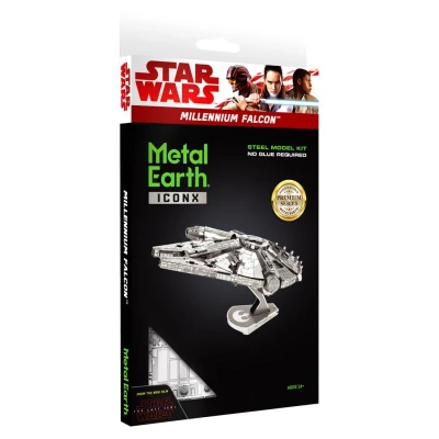 Metal Earth Luxusní ocelová stavebnice Star Wars Millennium Falcon
