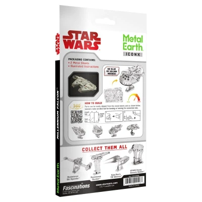 Metal Earth Luxusní ocelová stavebnice Star Wars Millennium Falcon