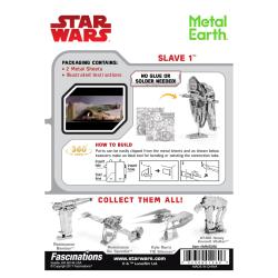 Metal Earth Luxusní ocelová stavebnice Star Wars Slave I