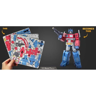 Metal Earth Luxusní ocelová stavebnice Transformers Optimus Prime