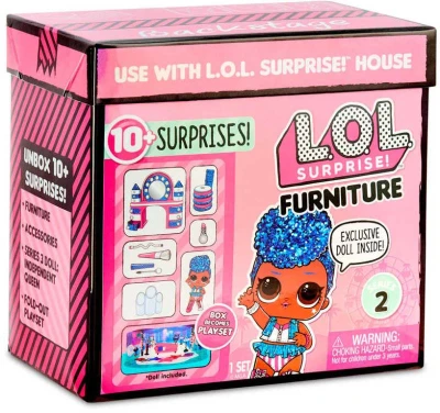 MGA L.O.L. Surprise! Furniture Divadelní sada s panenkou a doplňky 10 překvapení
