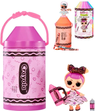 MGA L.O.L. Surprise! Loves Crayola návrhářský set panenka s pastelkami s překvapením MGA L.O.L. Surprise! Loves Crayola návrhářský set panenka s pastelkami s překvapením