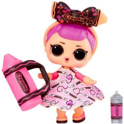 MGA L.O.L. Surprise! Loves Crayola návrhářský set panenka s pastelkami s překvapením